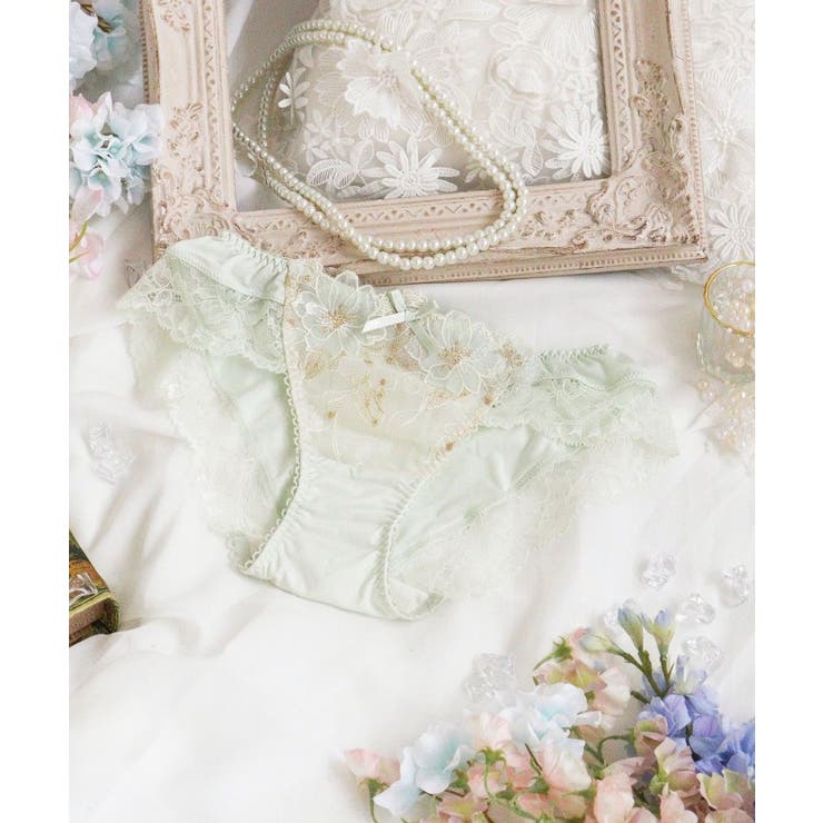 ミントグリーン(021) | リカルダ ノーマルショーツ | Risa Magli