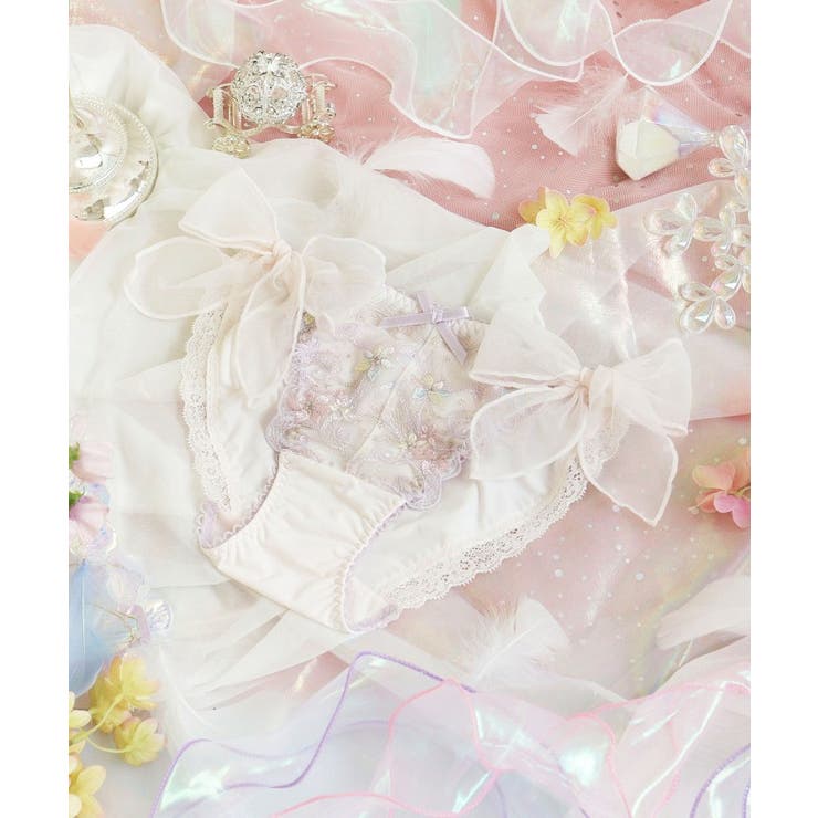 ピンク(071) | コリンナ リボンショーツ | Risa Magli