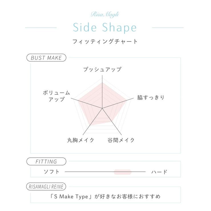 リーゼル ブラジャー (D-F) ＜Side Shape（サイドシェイプ）＞ | Risa Magli | 詳細画像18 