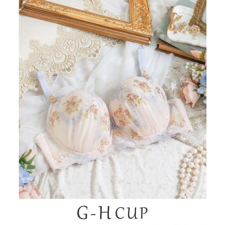 ピンクベージュ(053) | アリーシャ ブラジャー (G-H) ＜S Make Type＞ | Risa Magli