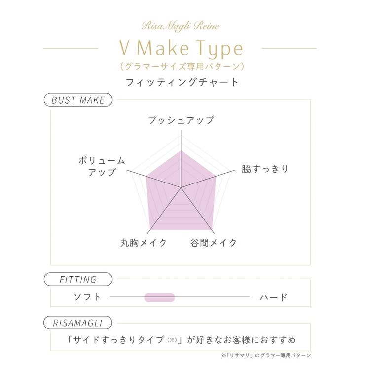 ダニエラ ブラジャー (G-H) ＜V Make Type＞ | Risa Magli | 詳細画像18 