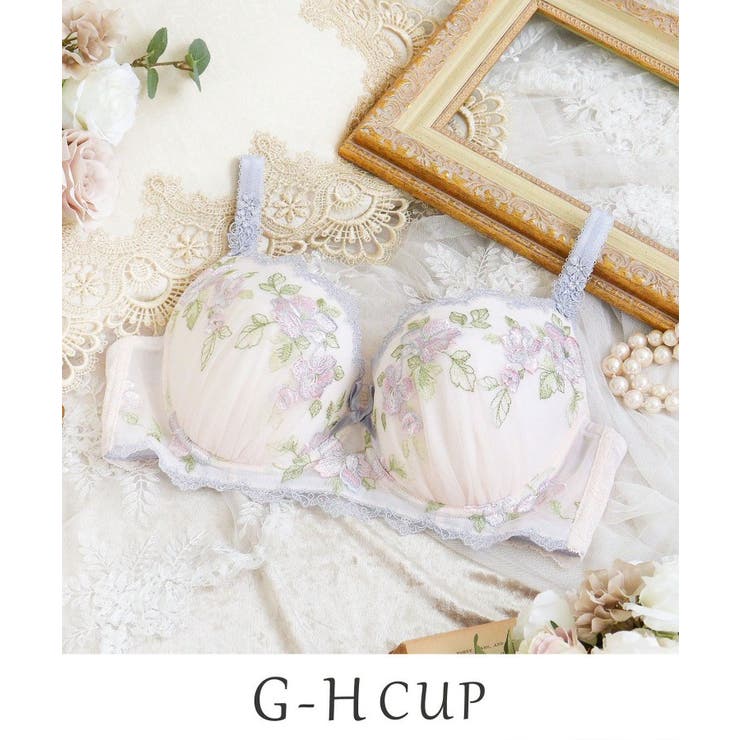 ピンク(071) | マルレーン ブラジャー (G-H) ＜S Make Type＞ | Risa Magli