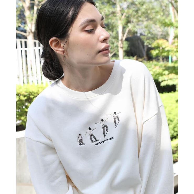 Web限定 スケート バスケ刺繍ビックシルエットスウェット トレーナー 品番 Wrdw The Shop Tk ザショップティーケー の メンズファッション通販 Shoplist ショップリスト