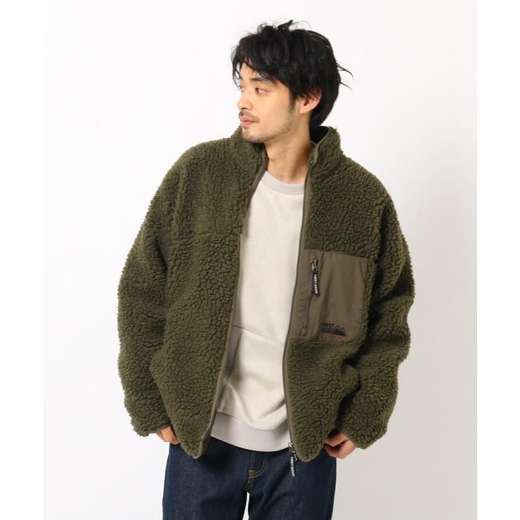 Kelen アウトドアボアフリース　42 ブラック スウェット トップス メンズ 直売人気商品