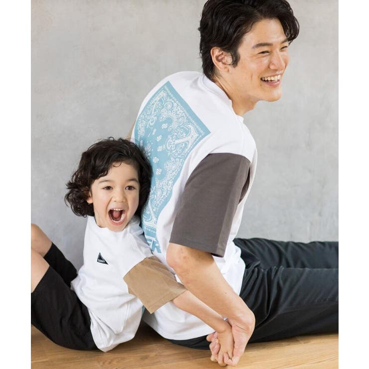 Web限定 バンダナバックプリントｔシャツ パパとおそろい リンクコーデ 品番 Wrdw The Shop Tk ザショップティーケー のメンズファッション通販 Shoplist ショップリスト
