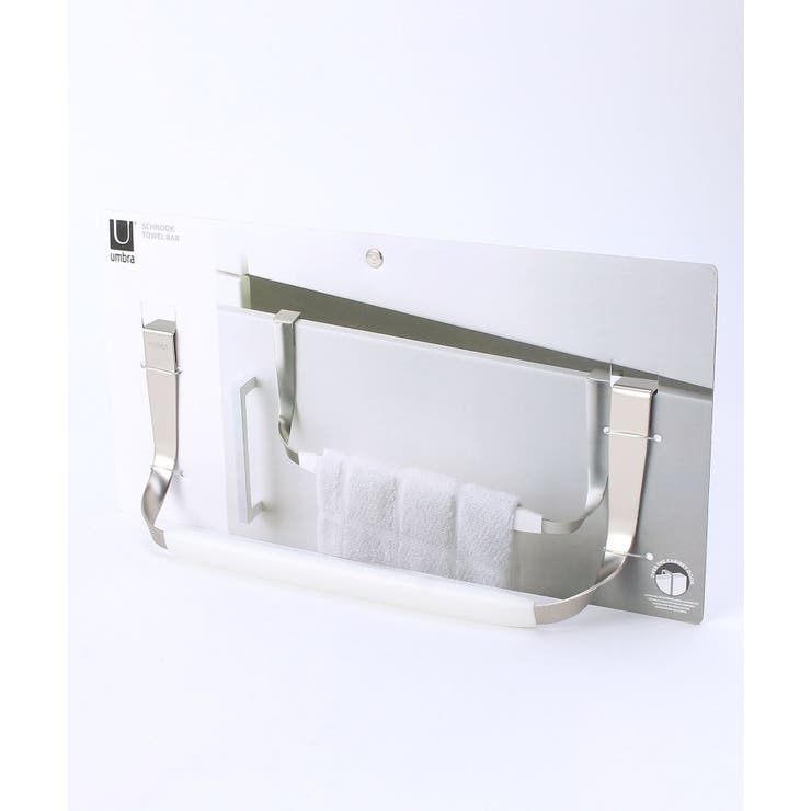 レットプラム(879) | スックヌックキャブタオルバー ニッケル WH ＜Umbra アンブラ＞ | 212 KITCHEN STORE