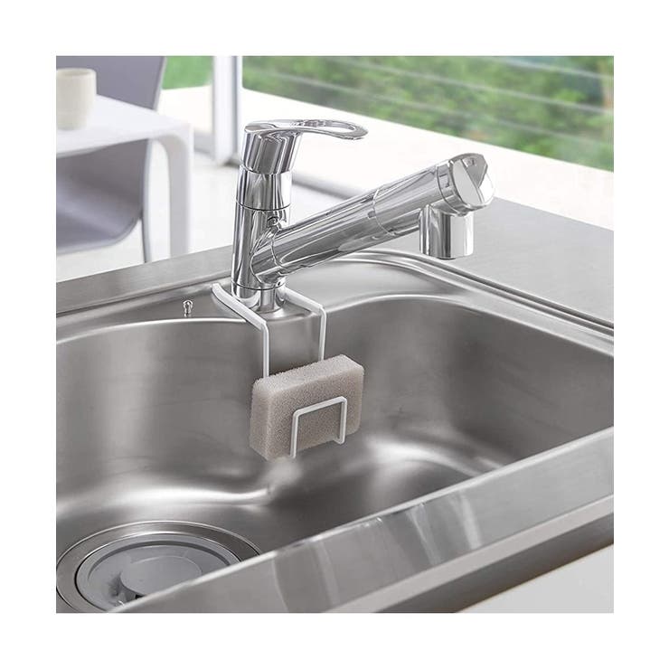 蛇口にかけるスポンジホルダー WH 山崎実業 ＜tower タワー＞ | 212 KITCHEN STORE | 詳細画像1 