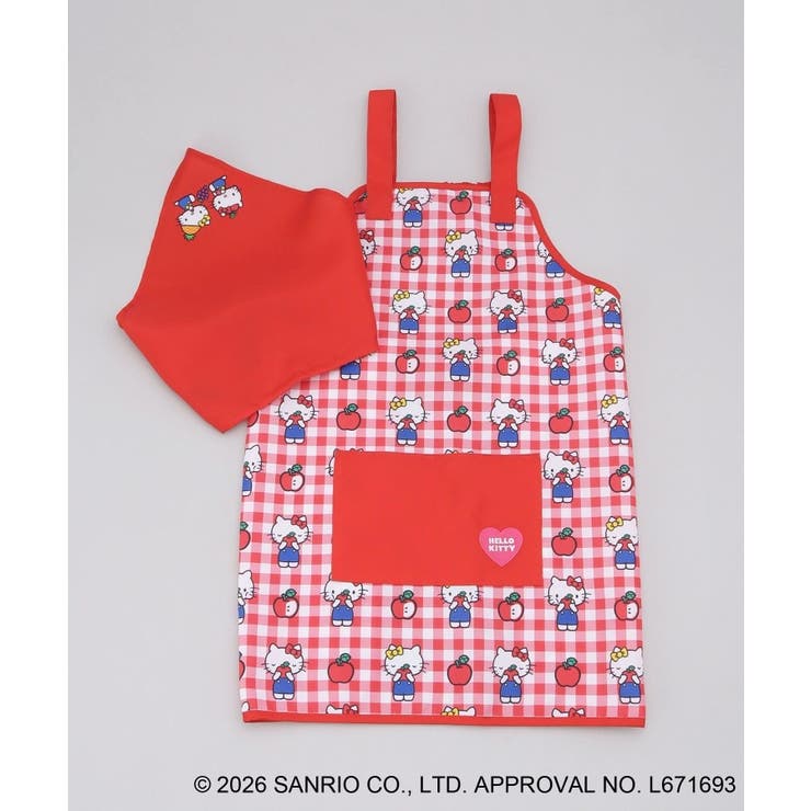 キッズエプロン HELLO KITTY ＜Sanrio サンリオ＞ | 212 KITCHEN STORE | 詳細画像1 