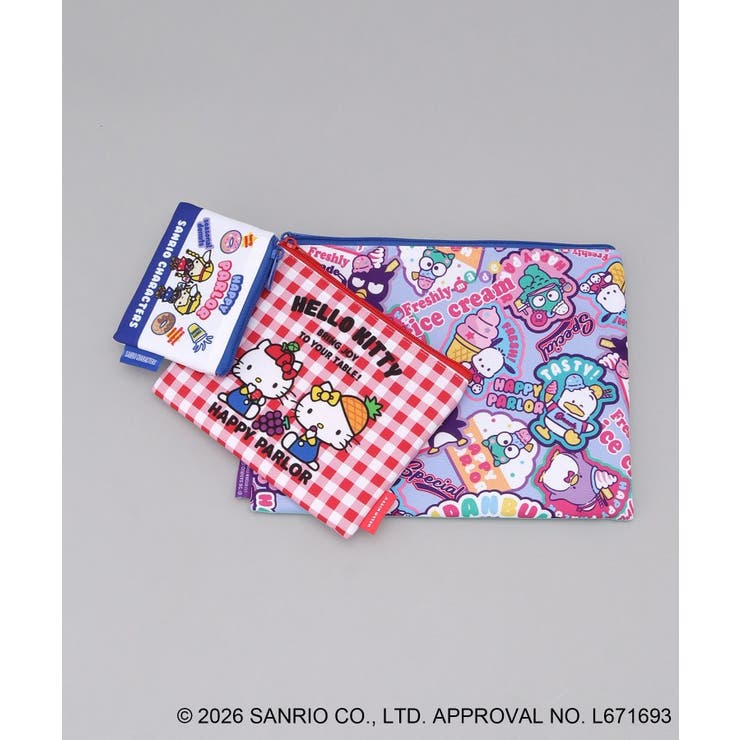 ポーチ3P SANRIO CHARACTERS ＜Sanrio サンリオ＞ | 212 KITCHEN STORE | 詳細画像2 