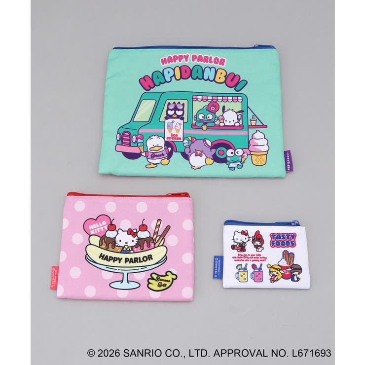 ポーチ3P SANRIO CHARACTERS ＜Sanrio サンリオ＞ | 212 KITCHEN STORE | 詳細画像4 
