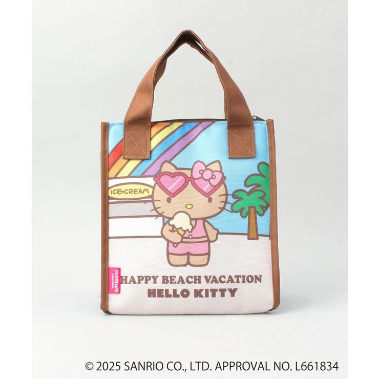 日焼けハローキティ 三角マチ保冷バッグ BL | 212 KITCHEN STORE | 詳細画像3 