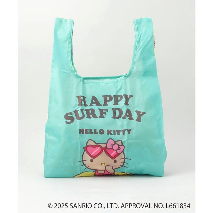 日焼けハローキティ エコバッグ M MINT | 212 KITCHEN STORE | 詳細画像1 