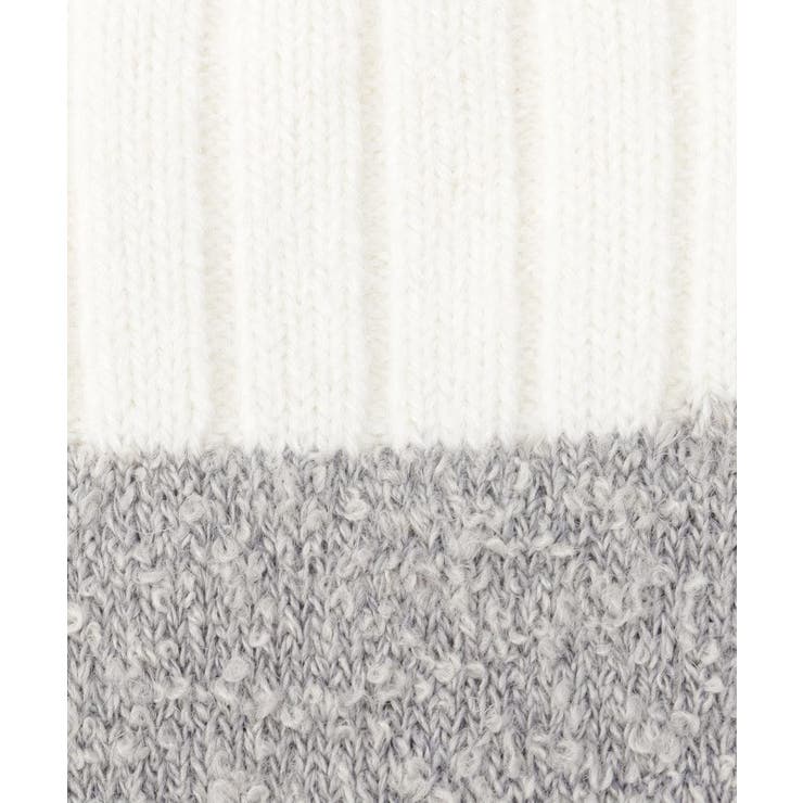 内側シルク2重編み ウール混 もこもこ靴下 銀色 ＜絹屋＞ | 212 KITCHEN STORE | 詳細画像5 