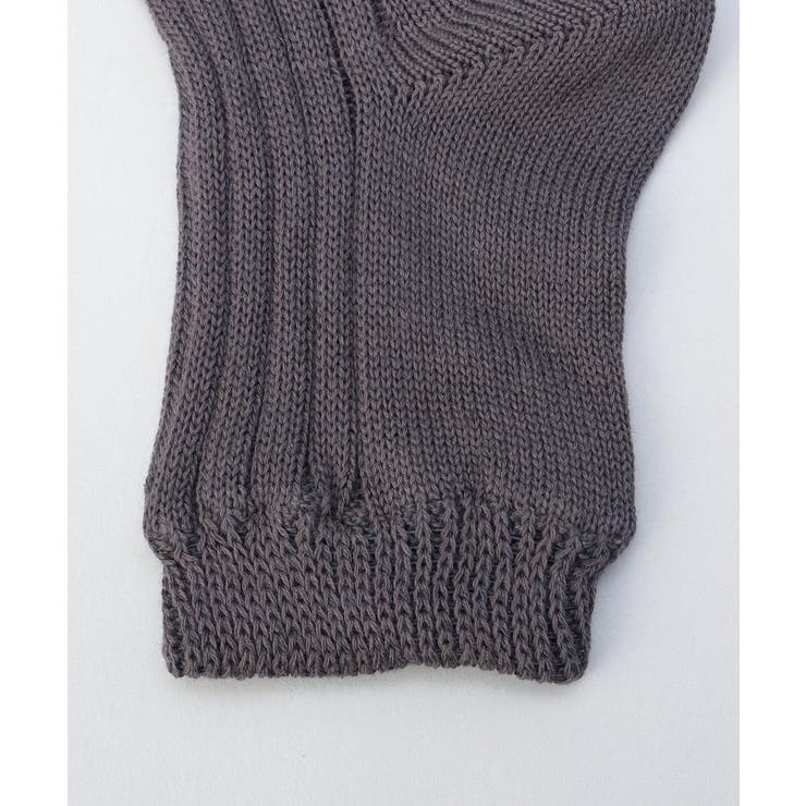 シルクとオーガニックコットン つま先あきソックス 黒茶 ＜絹屋＞ | 212 KITCHEN STORE | 詳細画像4 