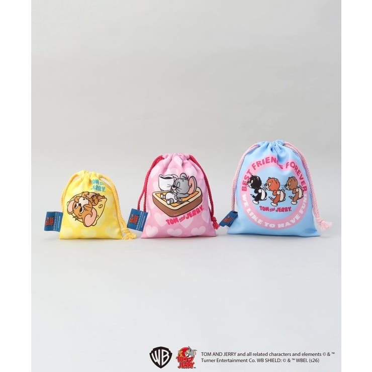 巾着3Pセット ＜TOM and JERRY トムとジェリー＞ | 212 KITCHEN STORE | 詳細画像3 