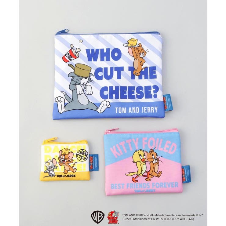 ポーチ3Pセット ＜TOM and JERRY トムとジェリー＞ | 212 KITCHEN STORE | 詳細画像1 