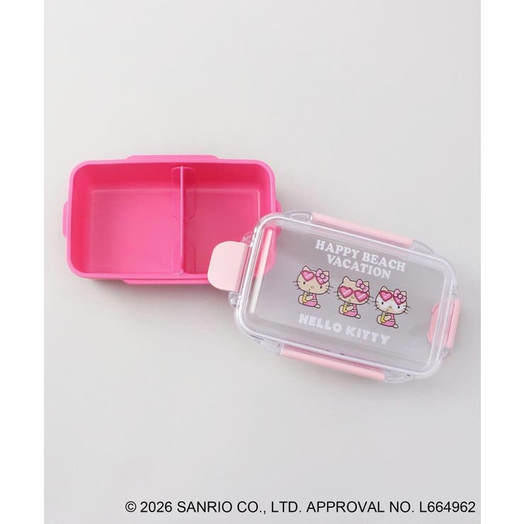 日焼けハローキティ 4点ロックランチボックス PK | 212 KITCHEN STORE | 詳細画像2 