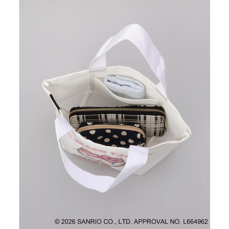 日焼けハローキティ メッシュバッグ WH | 212 KITCHEN STORE | 詳細画像6 