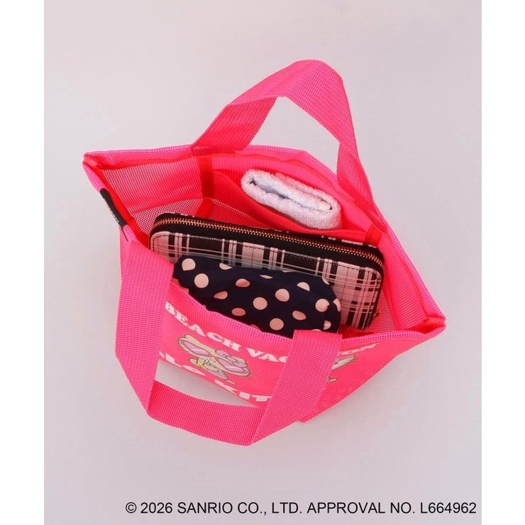 日焼けハローキティ メッシュバッグ PK | 212 KITCHEN STORE | 詳細画像6 