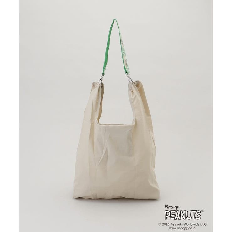 PEANUTS ストラップ付きショッパーバッグ BEIGE | 212 KITCHEN STORE | 詳細画像3 