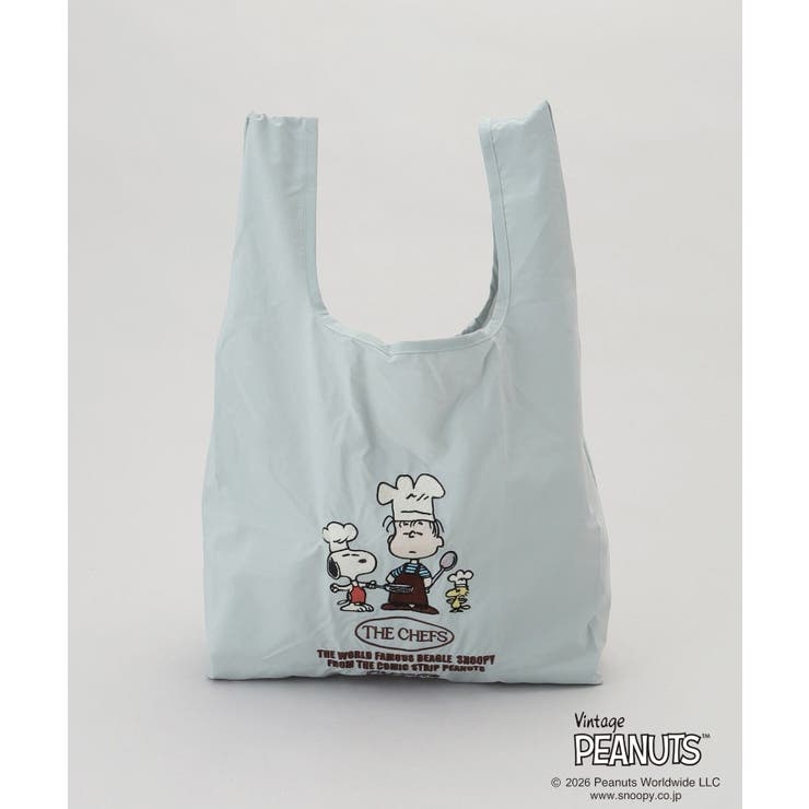 PEANUTS ストラップ付きショッパーバッグ SAX | 212 KITCHEN STORE | 詳細画像8 