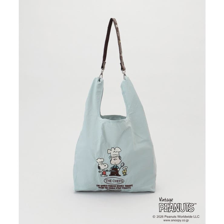 その他 | PEANUTS ストラップ付きショッパーバッグ SAX | 212 KITCHEN STORE