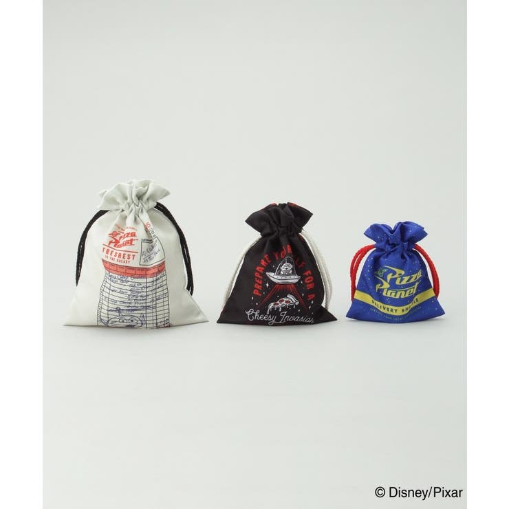 3P巾着セット ピザプラネット ＜TOY STORY トイ・ストーリー＞ | 212 KITCHEN STORE | 詳細画像3 