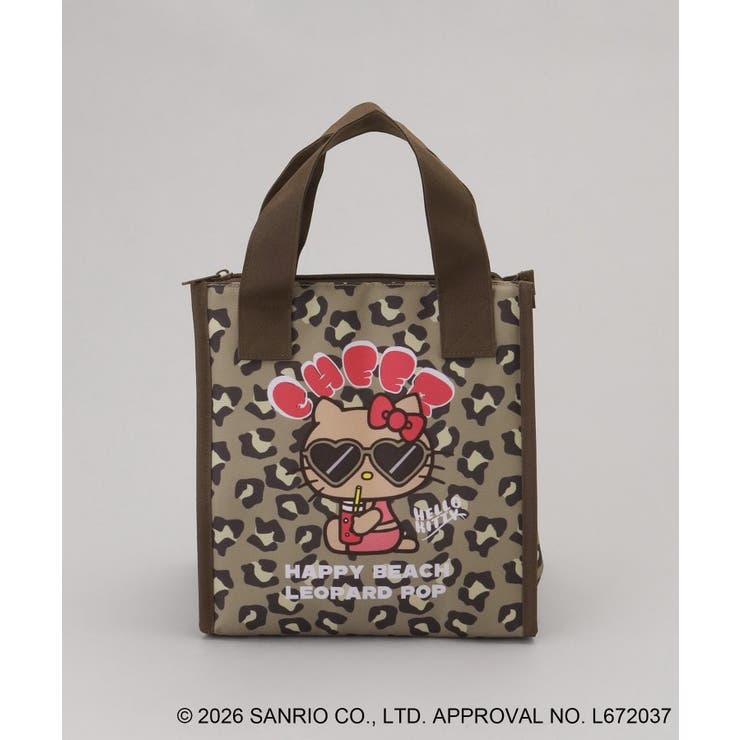 その他 | 日焼けハローキティ 三角マチ保冷バッグ LEOPARD BR | 212 KITCHEN STORE