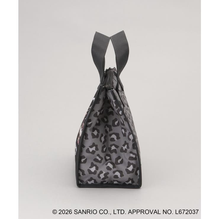 日焼けハローキティ 三角マチ保冷バッグ LEOPARD BK | 212 KITCHEN STORE | 詳細画像2 