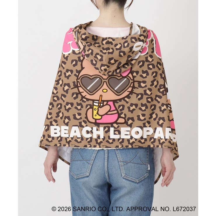 日焼けハローキティ 冷感タオルポンチョ LEOPARD BR | 212 KITCHEN STORE | 詳細画像3 
