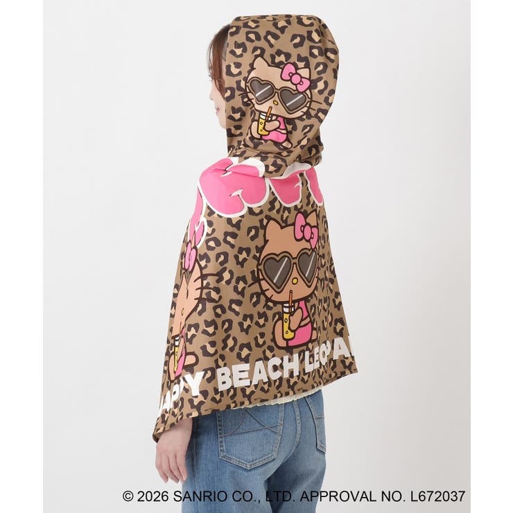 日焼けハローキティ 冷感タオルポンチョ LEOPARD BR | 212 KITCHEN STORE | 詳細画像4 