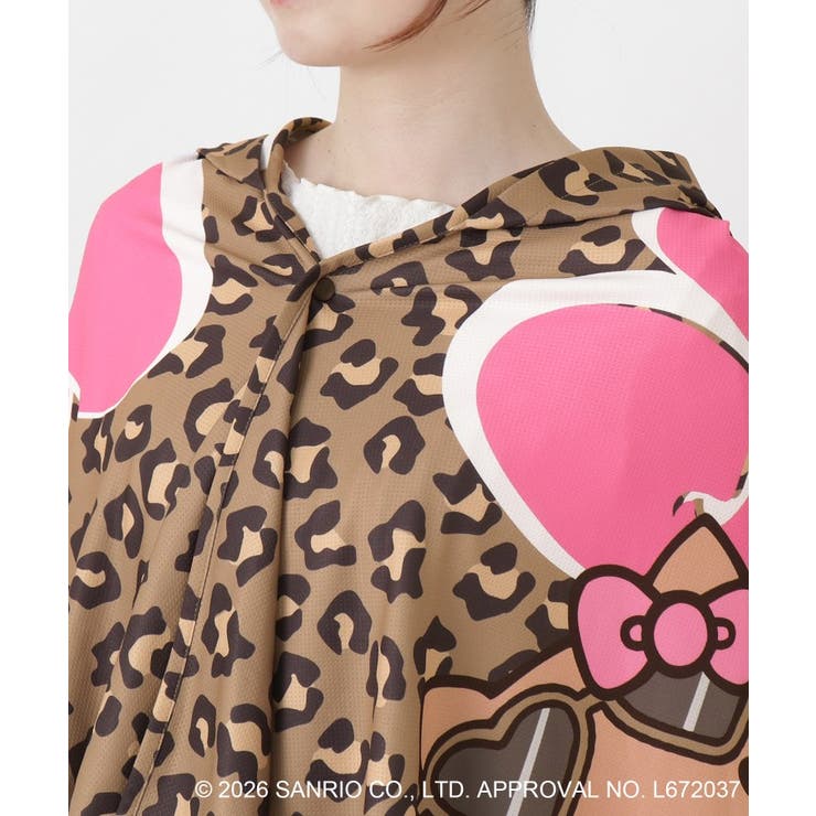 日焼けハローキティ 冷感タオルポンチョ LEOPARD BR | 212 KITCHEN STORE | 詳細画像5 