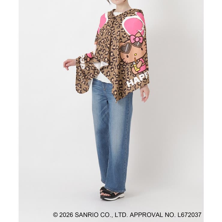 日焼けハローキティ 冷感タオルポンチョ LEOPARD BR | 212 KITCHEN STORE | 詳細画像9 