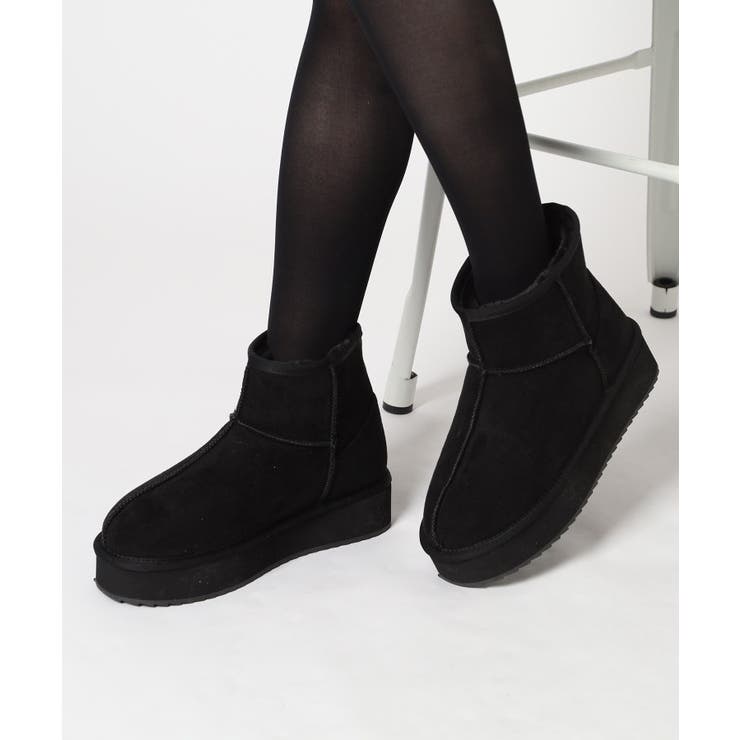 フェイクムートンショートブーツ【ESPERANZA_blanca】[品番