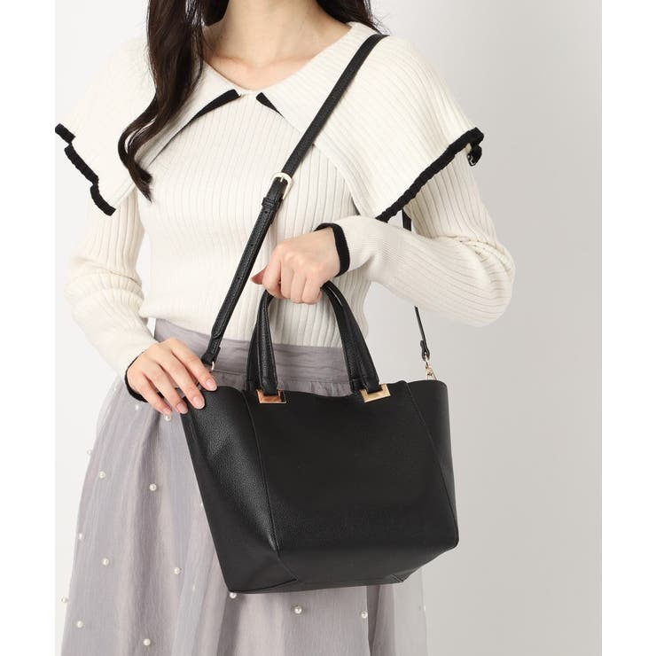 メタルアクセントハンドルトートバッグ | ESPERANZA | 詳細画像15 