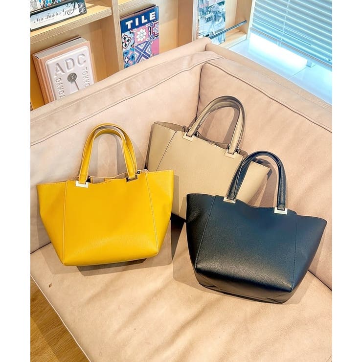 メタルアクセントハンドルトートバッグ | ESPERANZA | 詳細画像24 