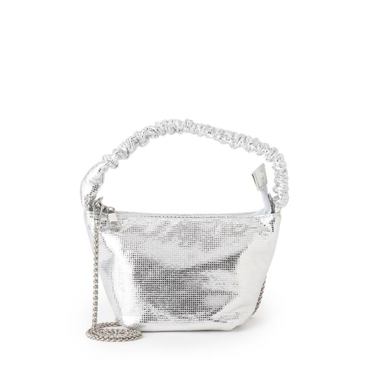 ギャザーハンドルメタリックミニショルダー | ESPERANZA | 詳細画像2 