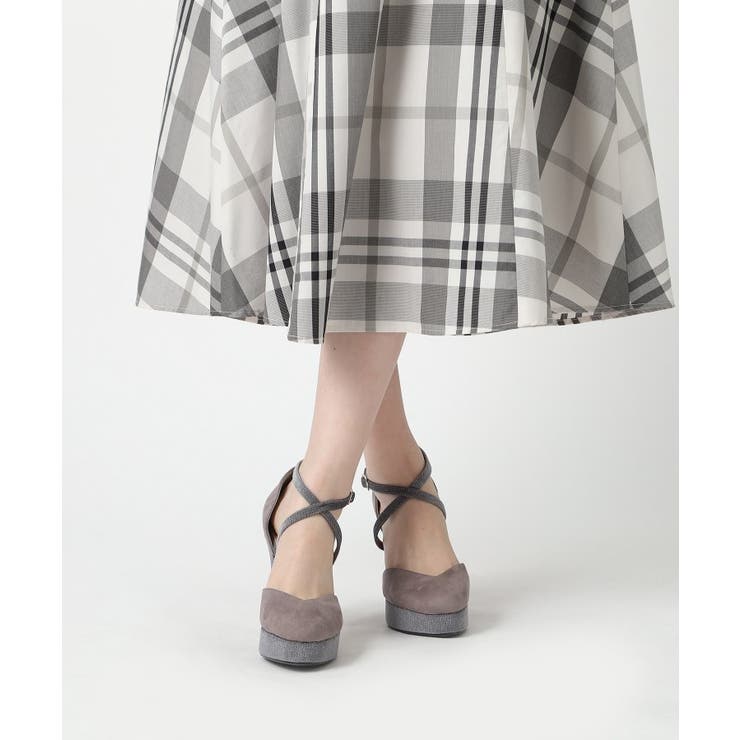 クロスストラップハイヒールセパレートパンプス 結婚式二次会 パーティー | ESPERANZA | 詳細画像27 