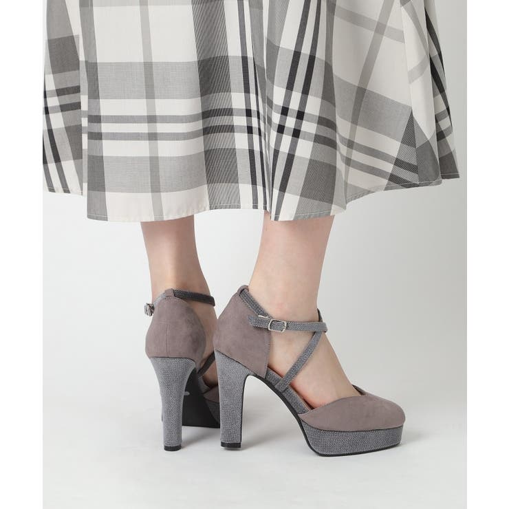 クロスストラップハイヒールセパレートパンプス 結婚式二次会 パーティー | ESPERANZA | 詳細画像32 