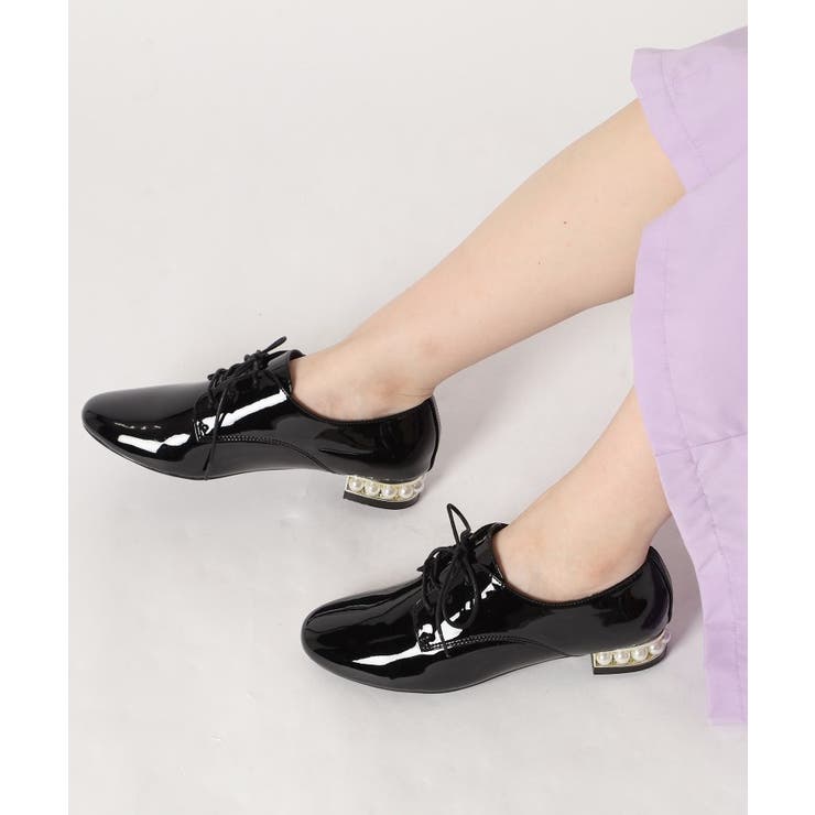 フェイクパールヒールレースアップシューズ 24SS | ESPERANZA | 詳細画像14 
