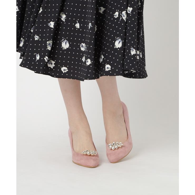 ビジュー2Wayアーモンドトゥパンプス 結婚式二次会 パーティー 24SS | ESPERANZA | 詳細画像51 