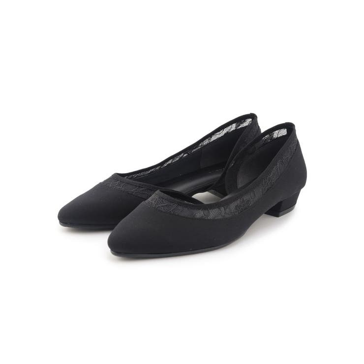 ブラック(319) | セパレートフラットパンプス 結婚式二次会 パーティー 24SS | ESPERANZA