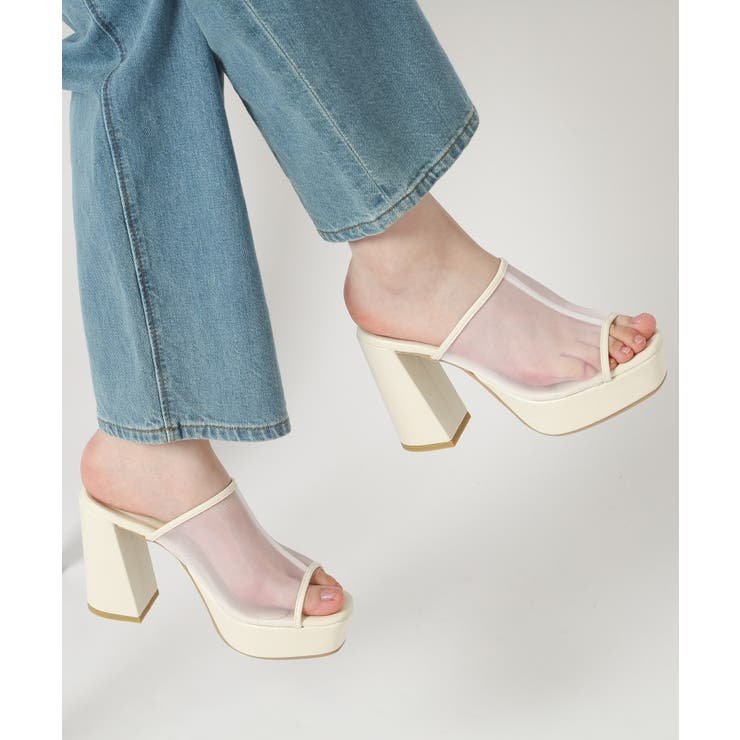 厚底ミュールヒールサンダル 24SS | ESPERANZA | 詳細画像38 