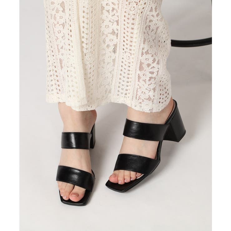 ダブルベルト太ヒールミュールサンダル 24年VER | ESPERANZA | 詳細画像28 