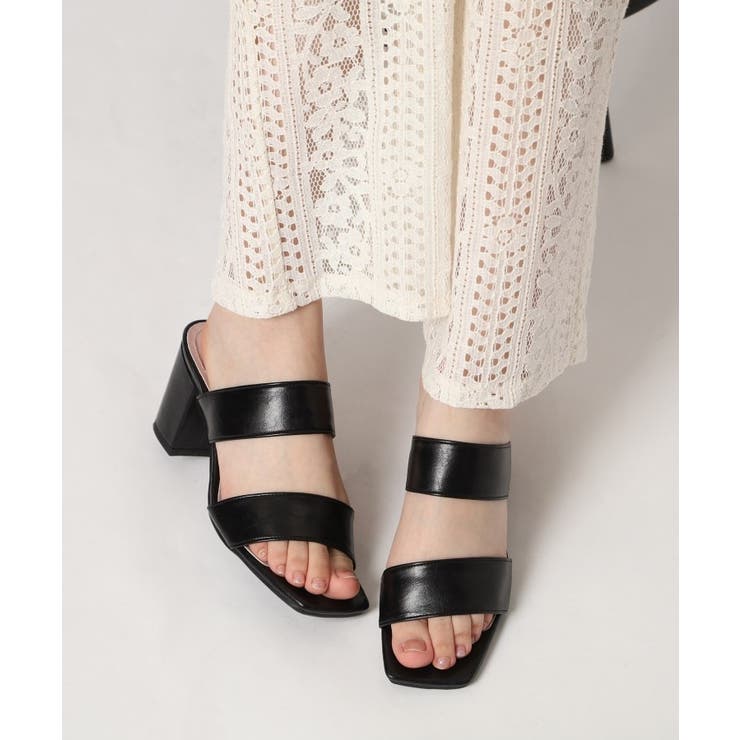 ダブルベルト太ヒールミュールサンダル 24年VER | ESPERANZA | 詳細画像29 