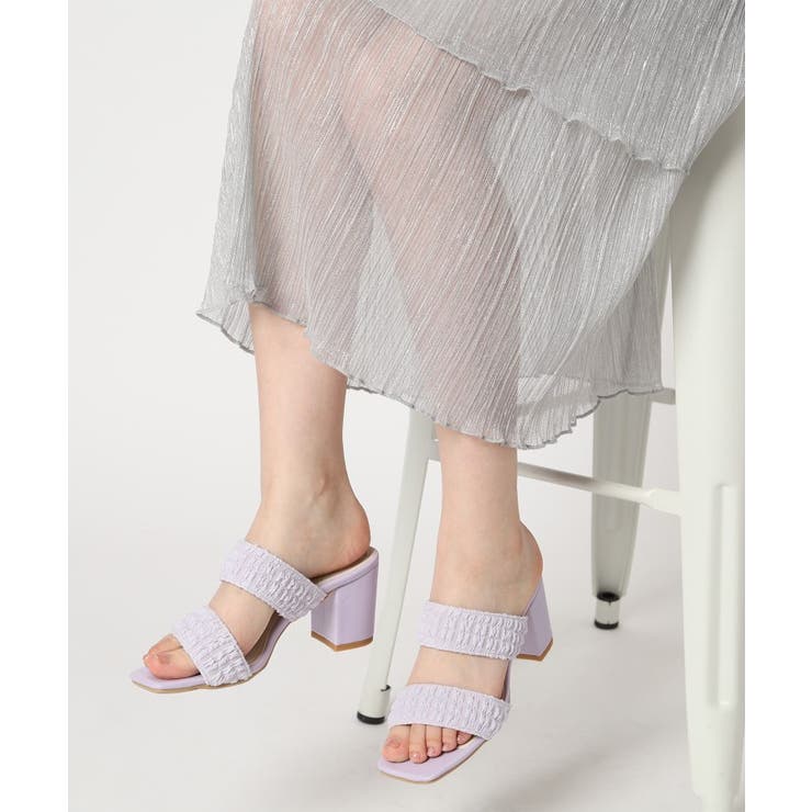 ダブルベルト太ヒールミュールサンダル 24年VER | ESPERANZA | 詳細画像39 