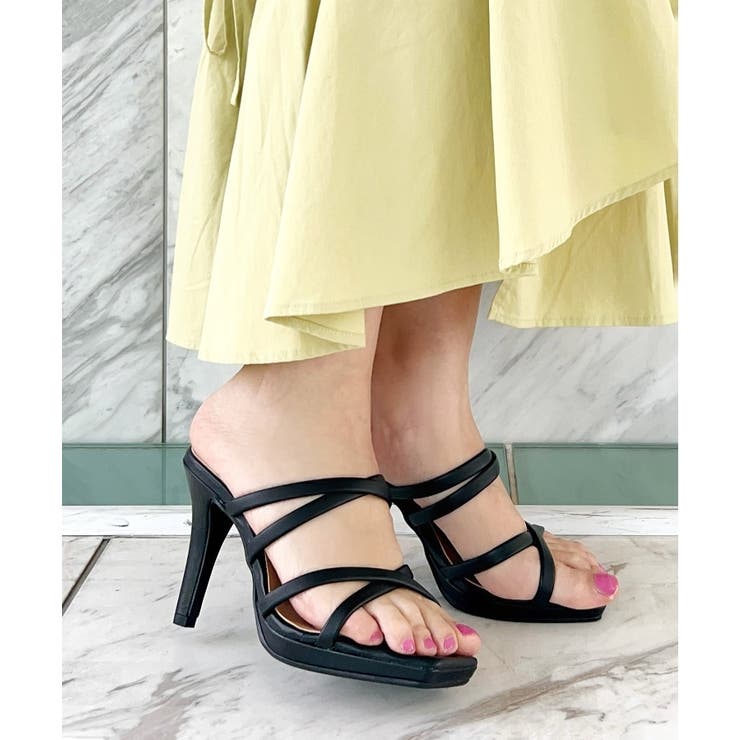 ダブルクロスストラップサンダル | ESPERANZA | 詳細画像1 