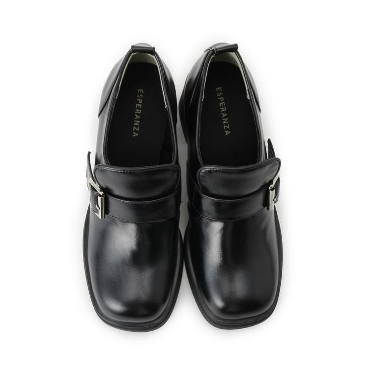 スクエアトゥベルトアンクルローファー | ESPERANZA | 詳細画像2 