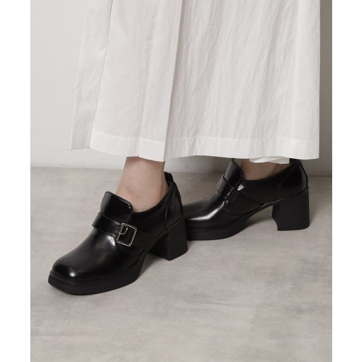 スクエアトゥベルトアンクルローファー | ESPERANZA | 詳細画像14 