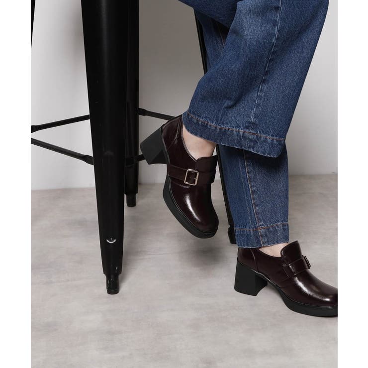 スクエアトゥベルトアンクルローファー | ESPERANZA | 詳細画像21 